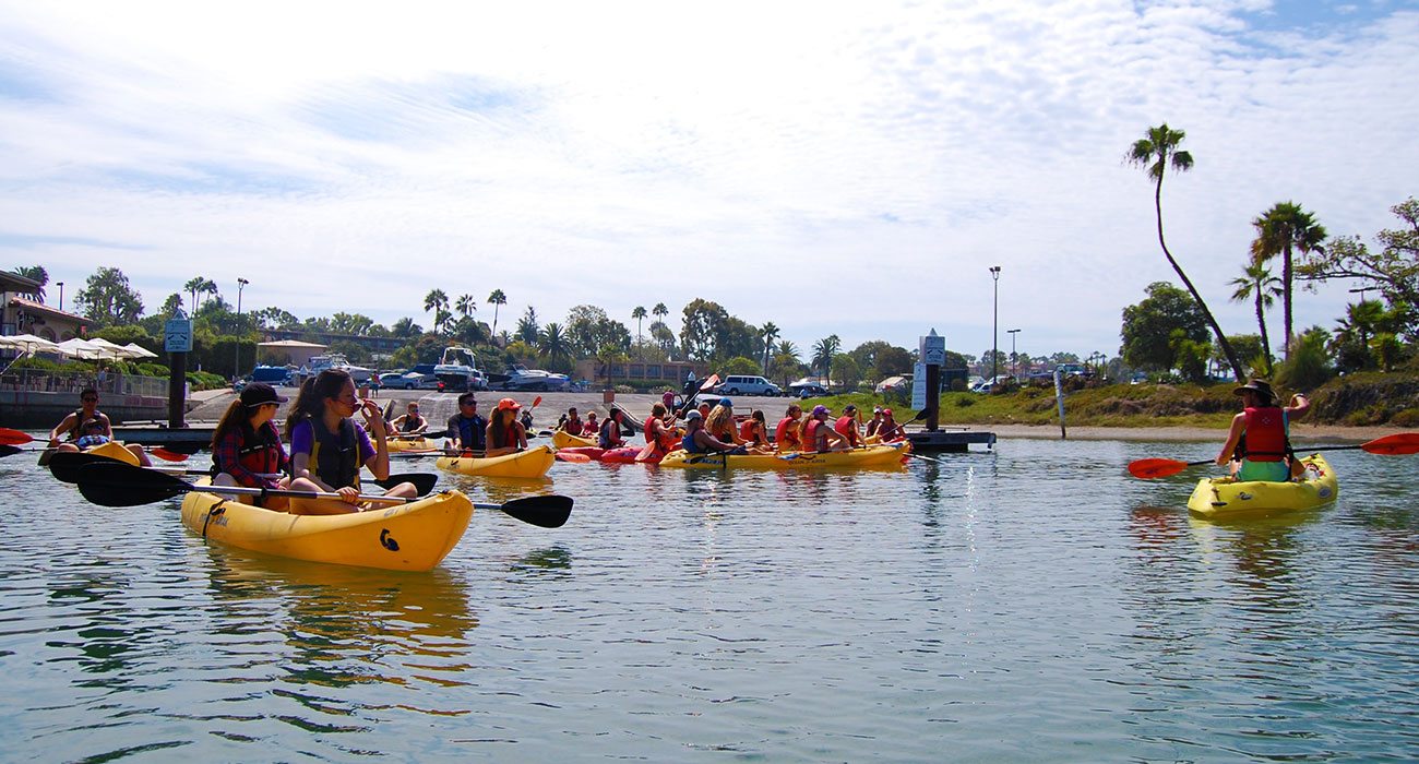 Kayaking Marina del Rey, Mission Bay, Catalina Island arc Adventure